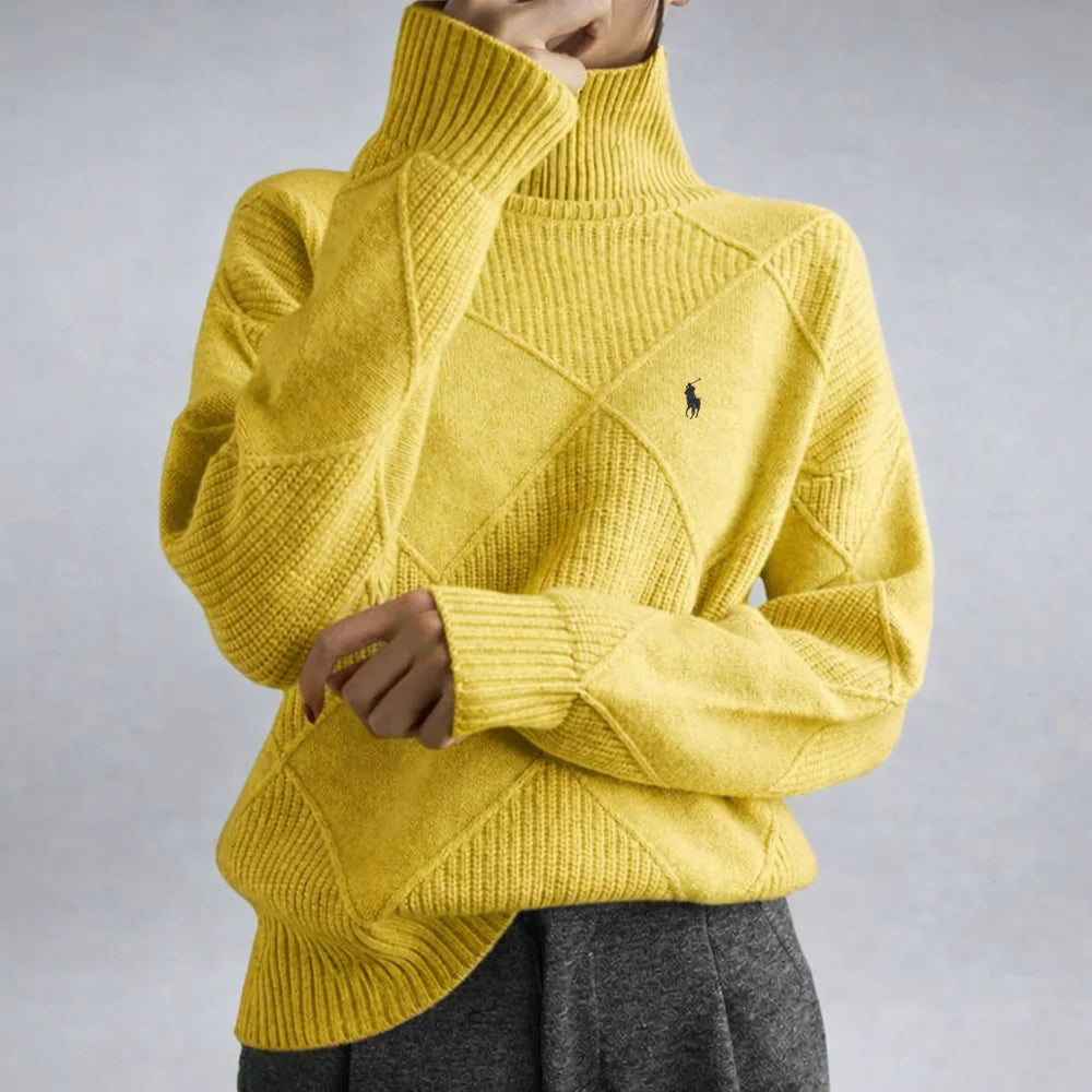 RL - Women's Premium Ribbed Turtleneck