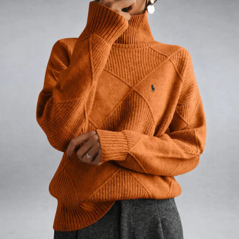 RL - Women's Premium Ribbed Turtleneck