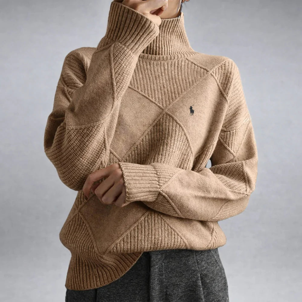 RL - Women's Premium Ribbed Turtleneck