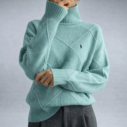 RL - Women's Premium Ribbed Turtleneck