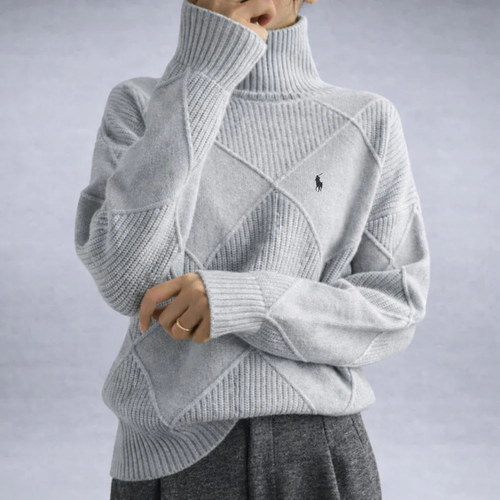 RL - Women's Premium Ribbed Turtleneck