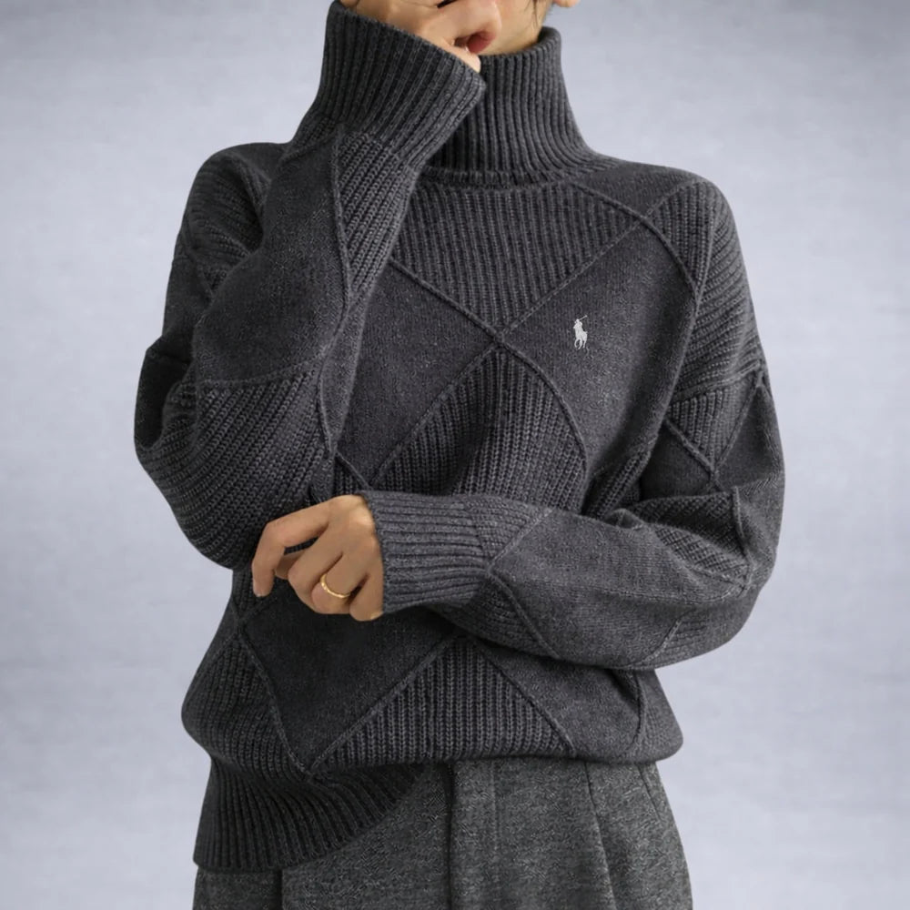 RL - Women's Premium Ribbed Turtleneck