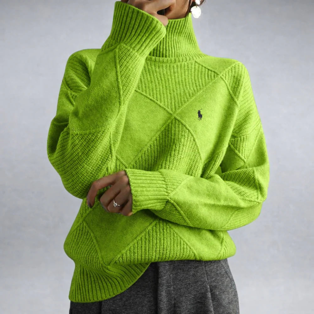 RL - Women's Premium Ribbed Turtleneck