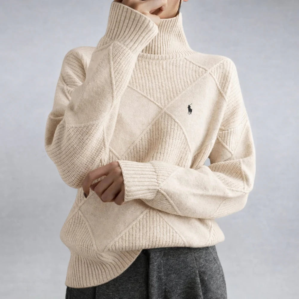 RL - Women's Premium Ribbed Turtleneck