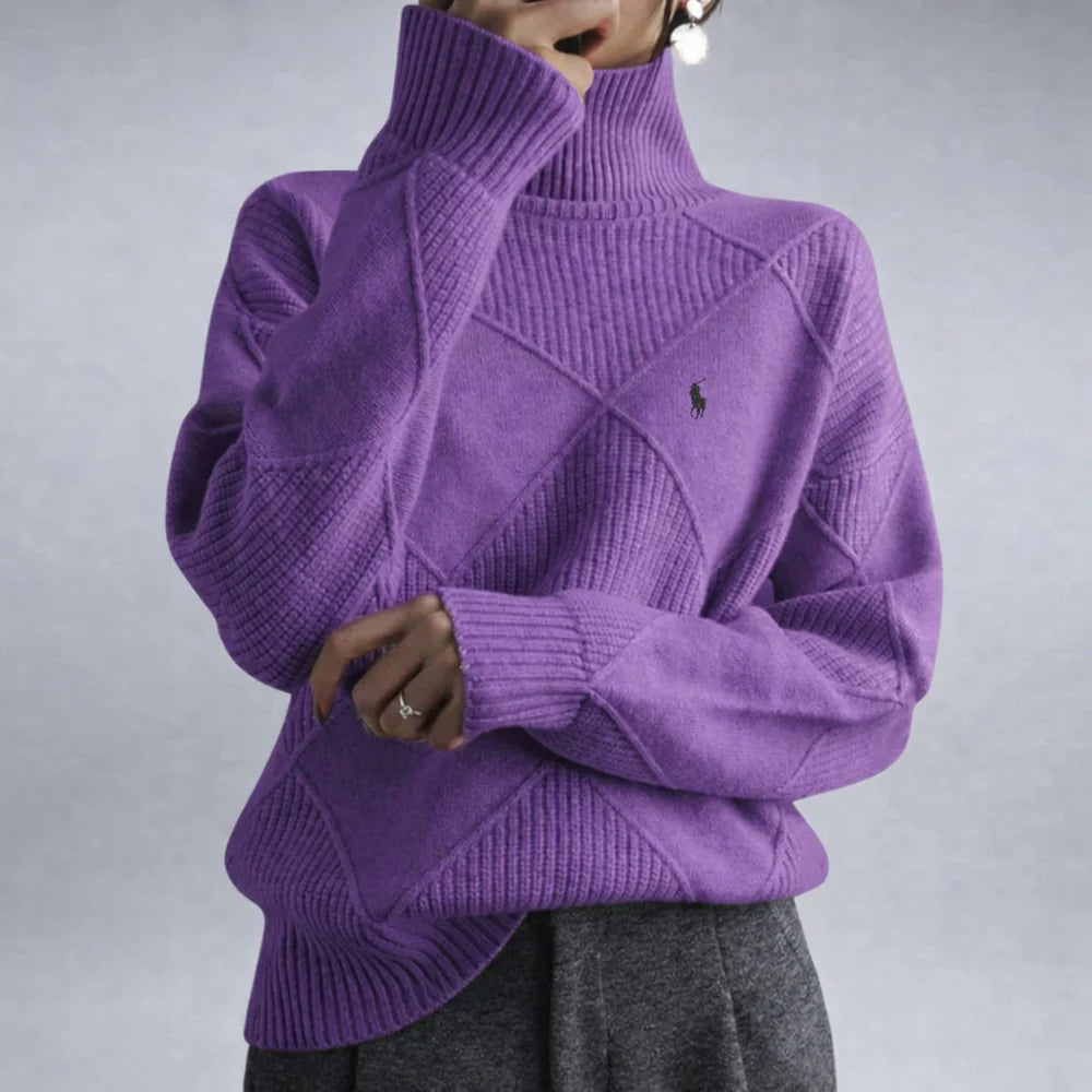 RL - Women's Premium Ribbed Turtleneck